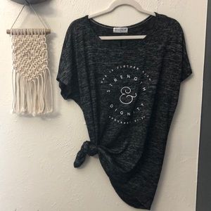 Gray shirt